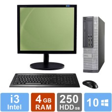 5009 desktop set dell optiplex 790 - i3 - 4gb ram - 250gb hdd 7