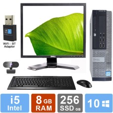 Desktop Set Dell Optiplex 790 - i5 - 8GB RAM - 256GB SSD
