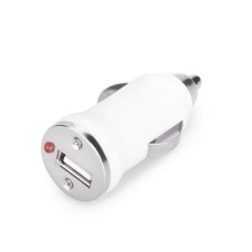 Car charger Mini Single Usb 1A - White