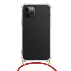 Θήκη Forcell με λουράκι για iPhone 11 Pro Max - Κόκκινη