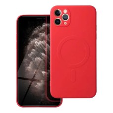 Silicone Mag Cover case για iPhone 11 Pro Max - Red