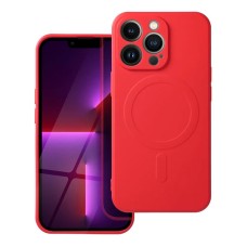 Silicone Mag Cover case για iPhone 13 Pro - Red